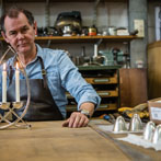 Brett Payne in his workshop 2018